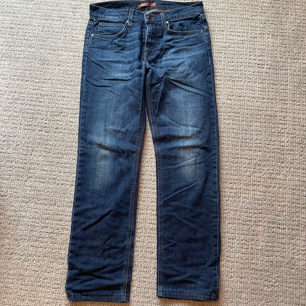 Men’s dark blue Joes straight Jeans size 31